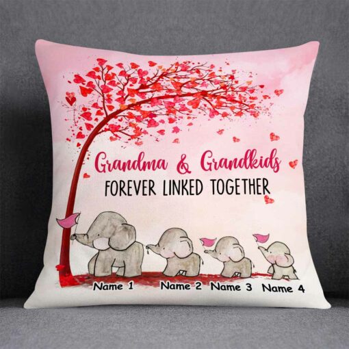 Personalized Elephant Grandma Pillow