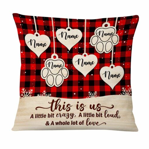 Personalized Family House Pillow