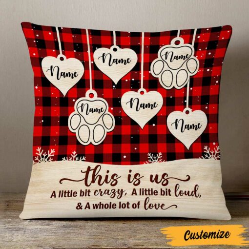 Personalized Family House Pillow