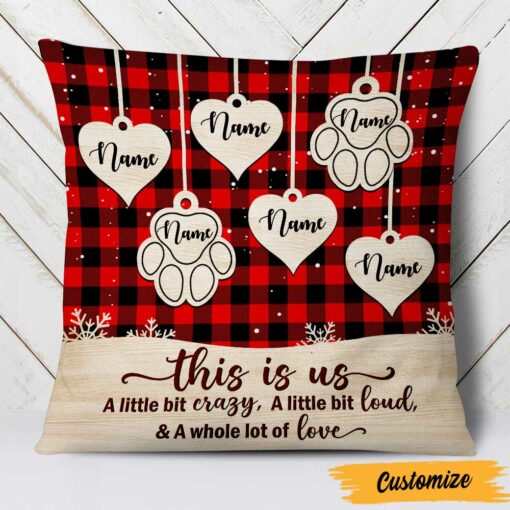 Personalized Family House Pillow