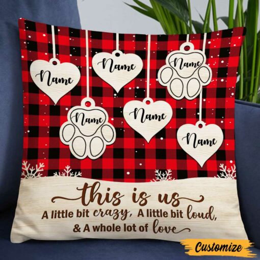 Personalized Family House Pillow