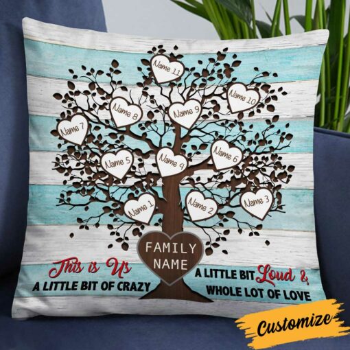 Personalized Family Pillow