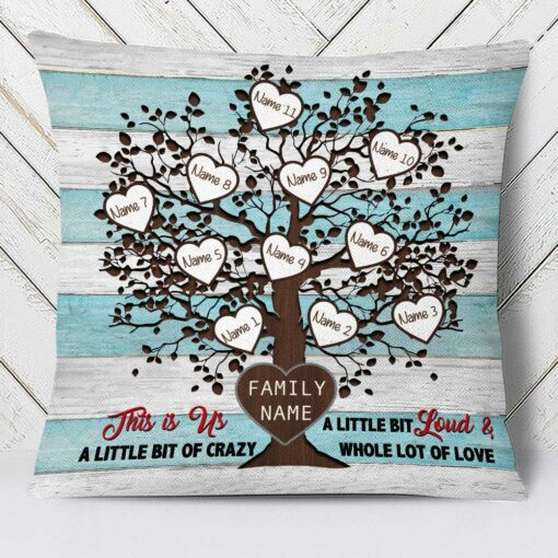 Personalized Family Pillow