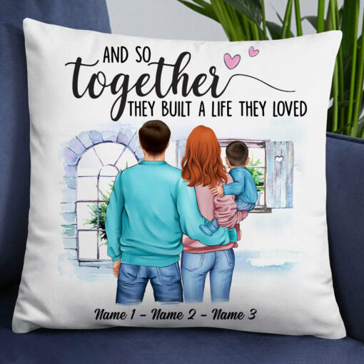 Personalized Family Together Built A Life Pillow