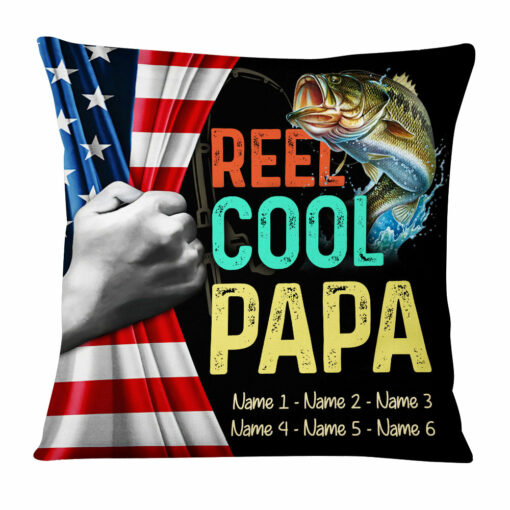 Personalized Fishing Grandpa Pillow