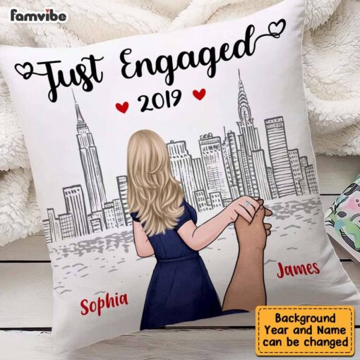 Personalized Follow Me Couple Together Since Pillow