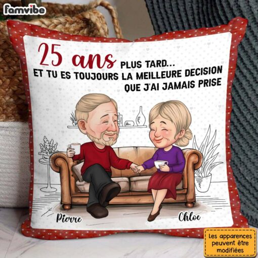 Personalized France Et Tu Es Toujours La Meilleure D�cision Que J’ai Jamais Prise Pillow