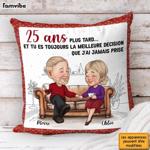 Personalized France Et Tu Es Toujours La Meilleure D�cision Que J’ai Jamais Prise Pillow