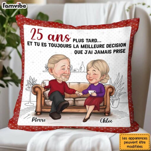 Personalized France Et Tu Es Toujours La Meilleure D�cision Que J’ai Jamais Prise Pillow