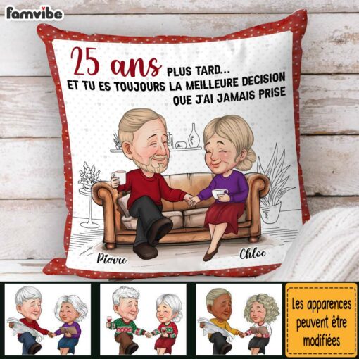 Personalized France Et Tu Es Toujours La Meilleure D�cision Que J’ai Jamais Prise Pillow