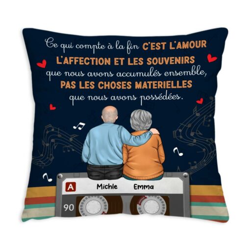 Personalized French Gift For Couples C’est L’amour, L’affection Et Les Souvenirs Pillow