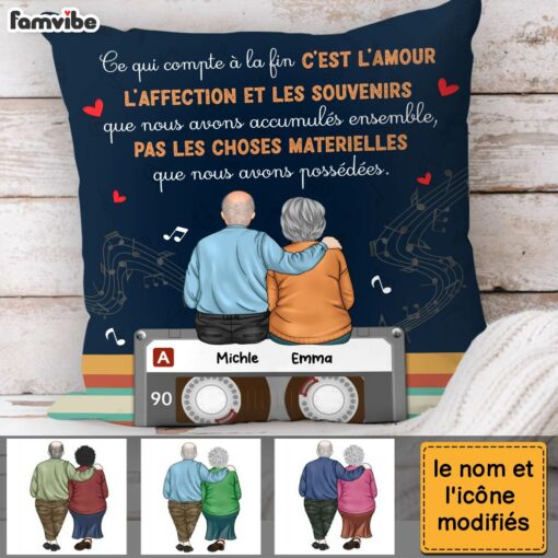 Personalized French Gift For Couples C’est L’amour, L’affection Et Les Souvenirs Pillow