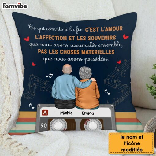 Personalized French Gift For Couples C’est L’amour, L’affection Et Les Souvenirs Pillow