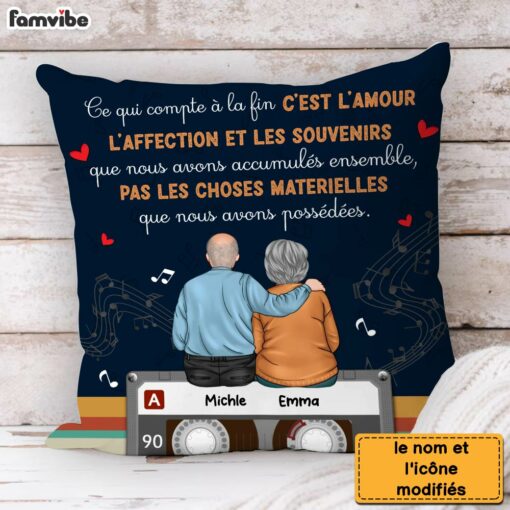 Personalized French Gift For Couples C’est L’amour, L’affection Et Les Souvenirs Pillow