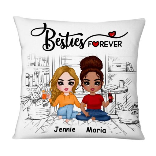 Personalized Friend Forever Pillow