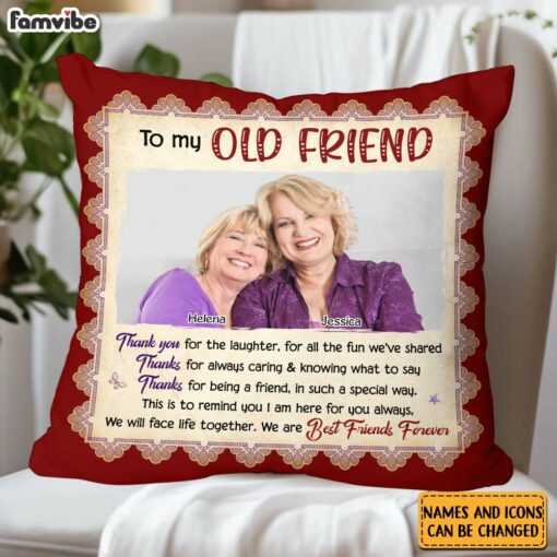 Personalized Friend Gift Thank You For The Laughter Pillow