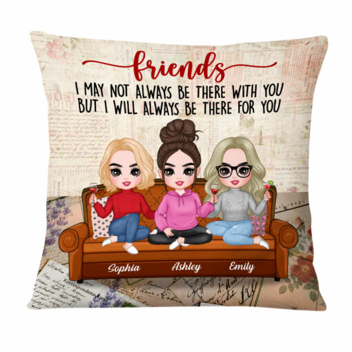 Personalized Friends Be There For You Pillow