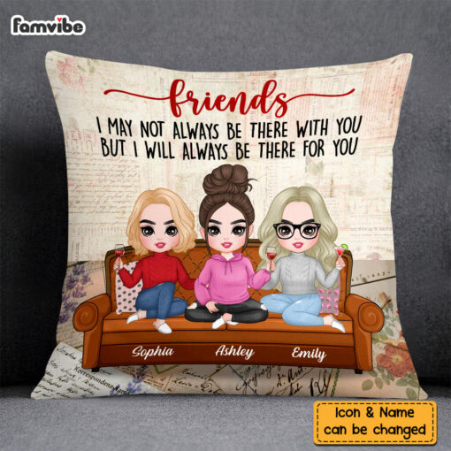 Personalized Friends Be There For You Pillow