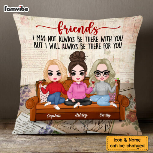 Personalized Friends Be There For You Pillow