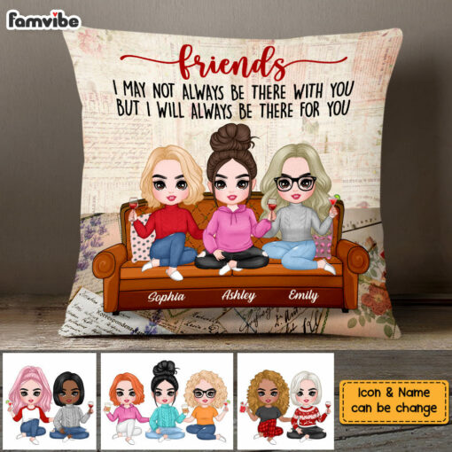 Personalized Friends Be There For You Pillow