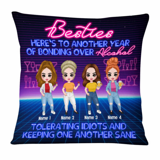 Personalized Friends Bonding Pillow