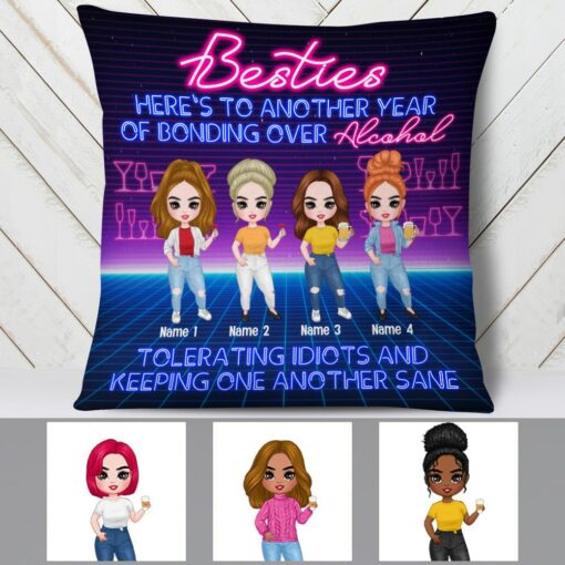 Personalized Friends Bonding Pillow