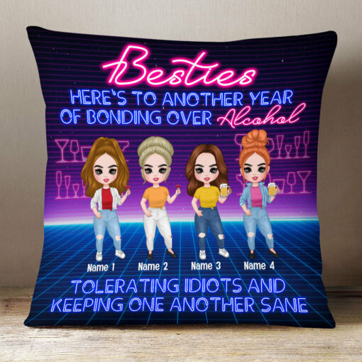 Personalized Friends Bonding Pillow