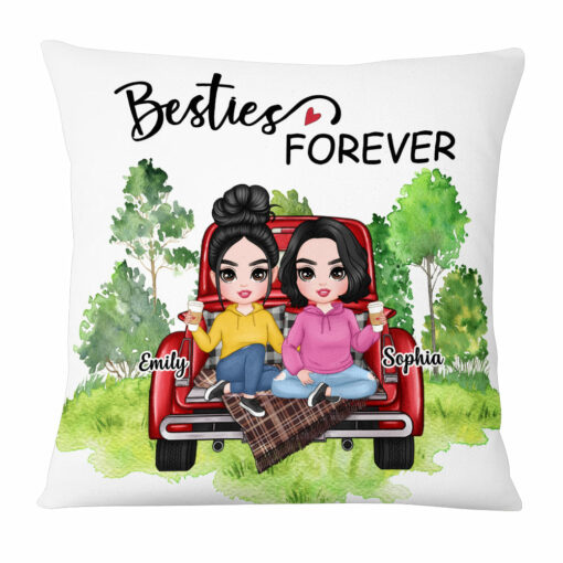 Personalized Friends Forever Friendship Pillow