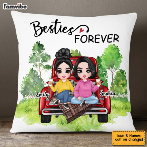 Personalized Friends Forever Friendship Pillow