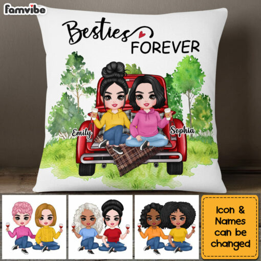 Personalized Friends Forever Friendship Pillow