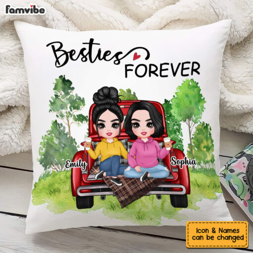 Personalized Friends Forever Friendship Pillow