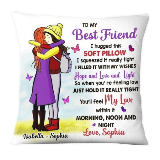 Personalized Friends Hug Pillow