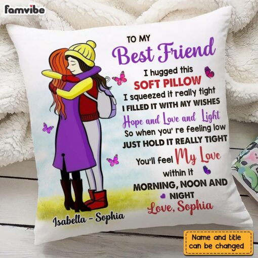 Personalized Friends Hug Pillow