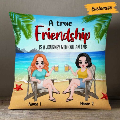 Personalized Friends Icon Pillow