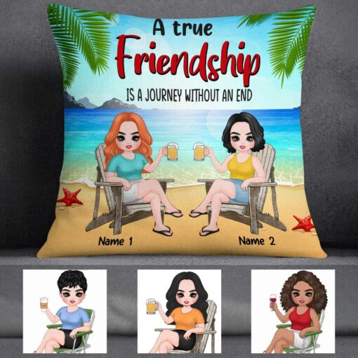 Personalized Friends Icon Pillow