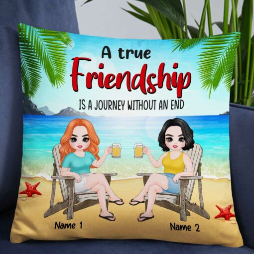 Personalized Friends Icon Pillow