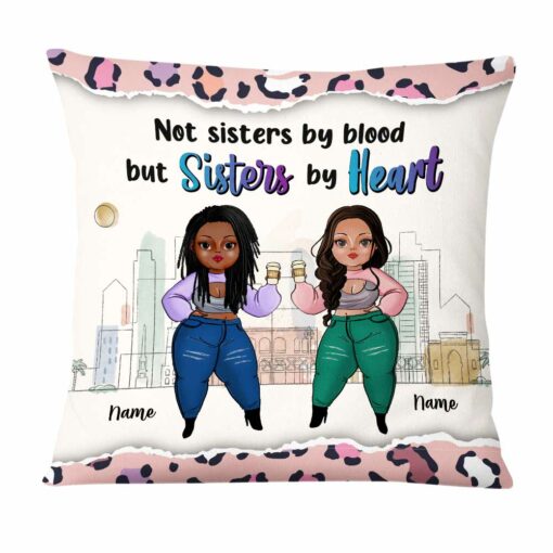 Personalized Friends Life With Sisters Pillow