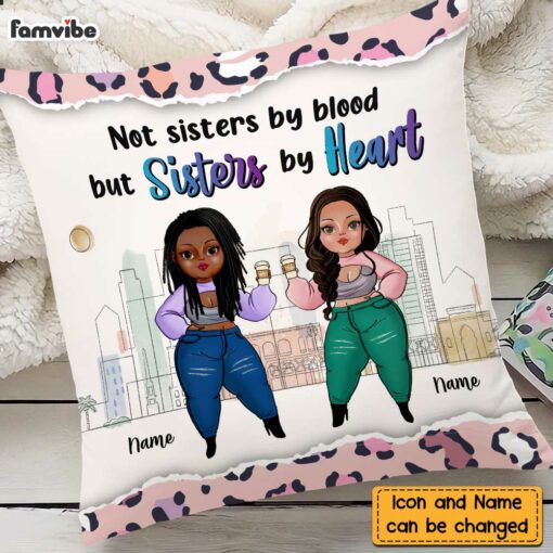 Personalized Friends Life With Sisters Pillow