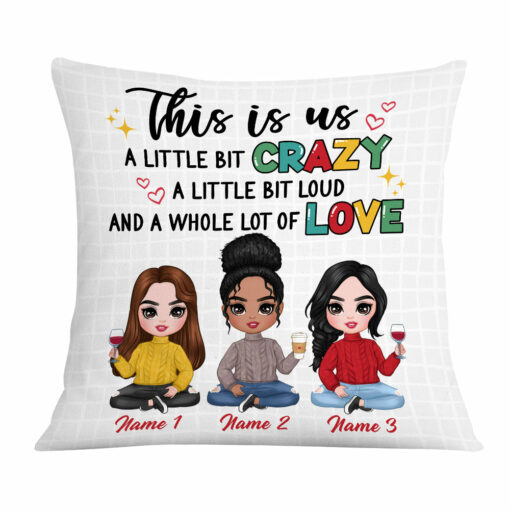 Personalized Friends Sisters Pillow