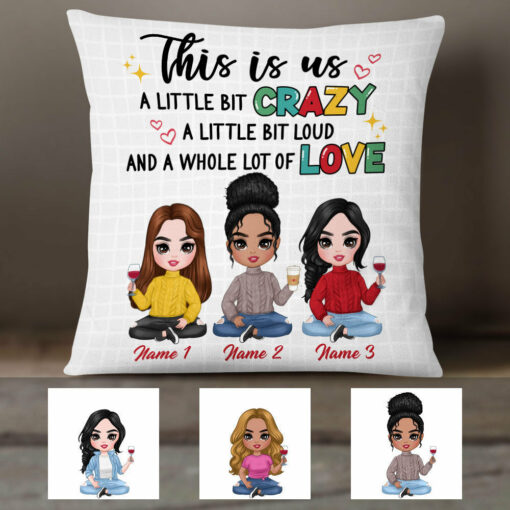 Personalized Friends Sisters Pillow