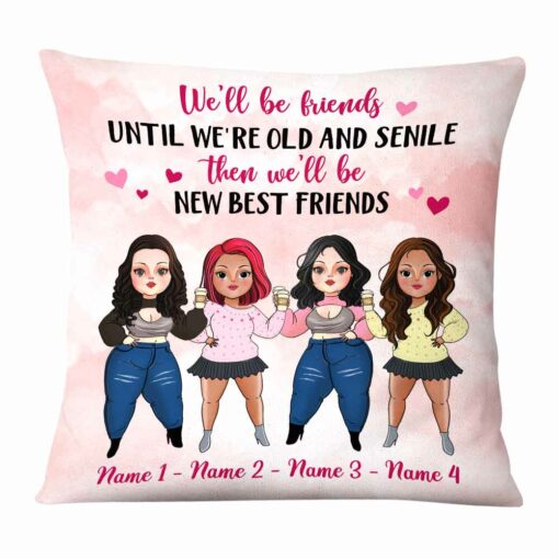 Personalized Friends We Will Be Pillow