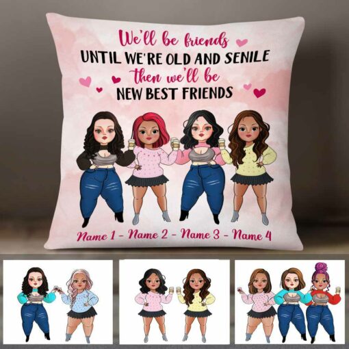 Personalized Friends We Will Be Pillow