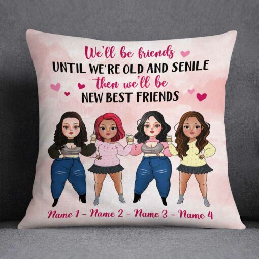 Personalized Friends We Will Be Pillow