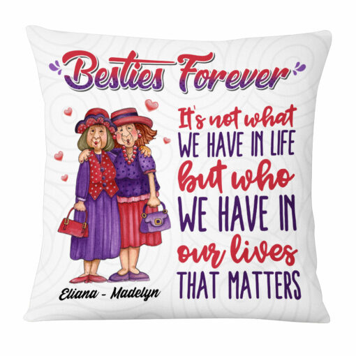 Personalized Friendship Friends Forever Old Friends Pillow