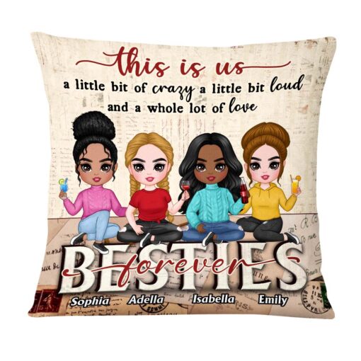 Personalized Friendship This Is Us Sisters Forever Pillow