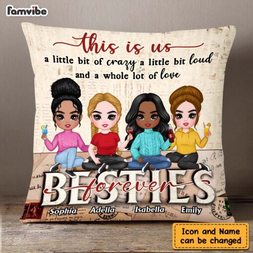 Personalized Friendship This Is Us Sisters Forever Pillow