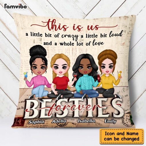 Personalized Friendship This Is Us Sisters Forever Pillow