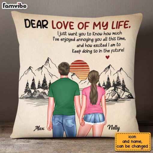 Personalized Funny Anniversary I’ve Enjoyed Annoying You Pillow