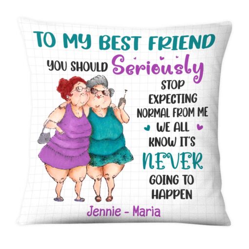 Personalized Funny Friend Pillow