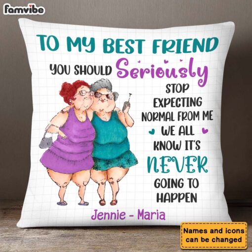 Personalized Funny Friend Pillow